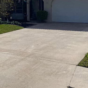 Driveway washing